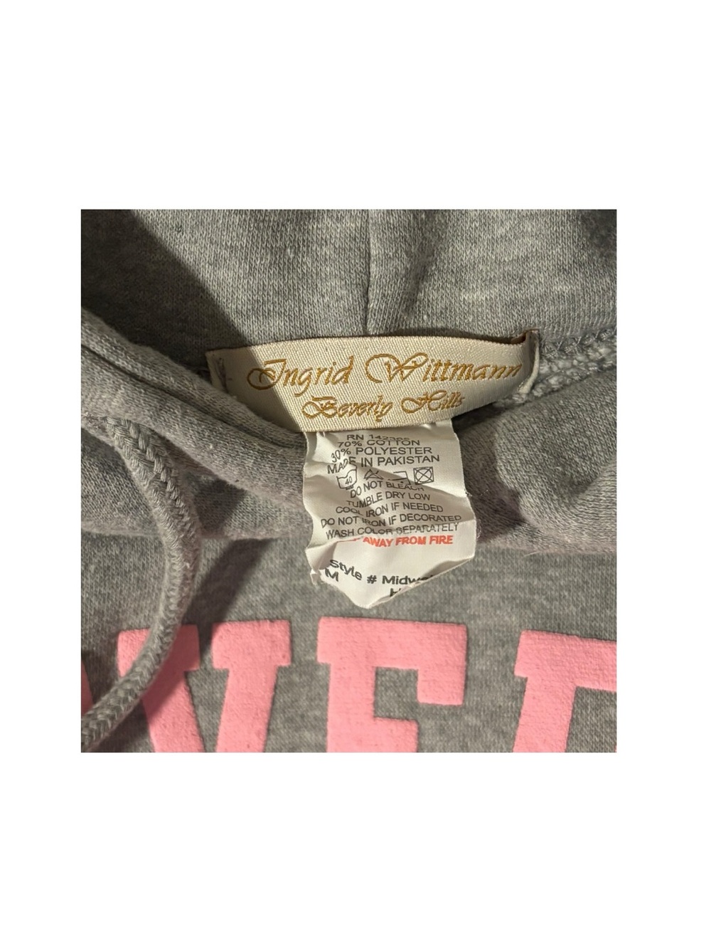 Ingrid Wittman Beverly Hills Hooded Sweatshirt - Picture 4 of 4